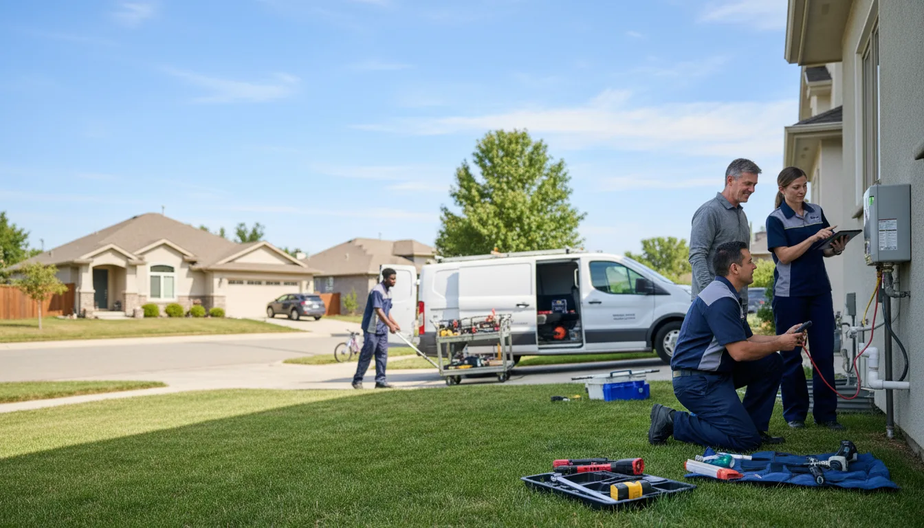 Tankless water heater service in Tyrone, OK